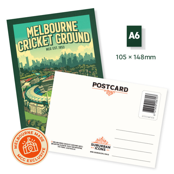 Suburban Icons x MCG Postcard Suburban Icons x MCG Postcard