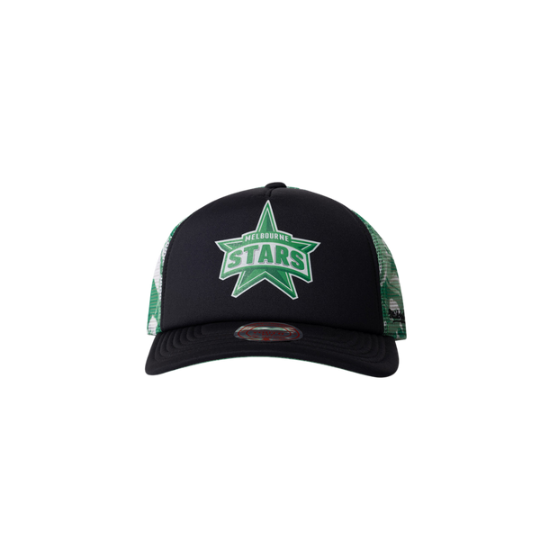 Melbourne Stars Mitchell & Ness Youth Grunge Camo Trucker Cap