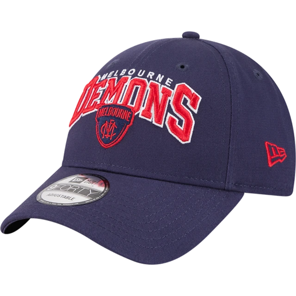 Melbourne Demons New Era 9FORTY Logo Arch Cap