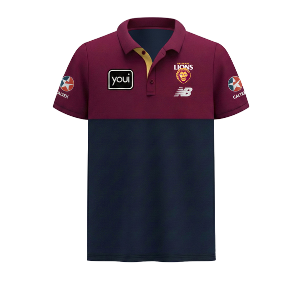 Brisbane Lions 2026 New Balance Media Polo