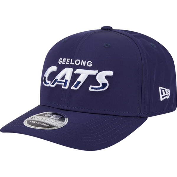Geelong Cats New Era 9SEVENTY Split Script Cap