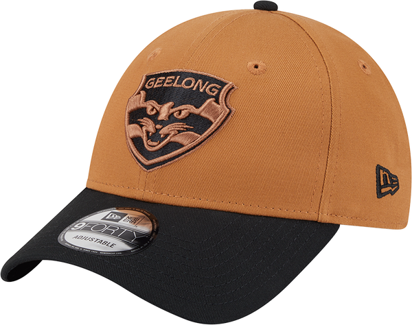 Geelong Cats New Era 9FORTY Two-Tone Bronze Cap
