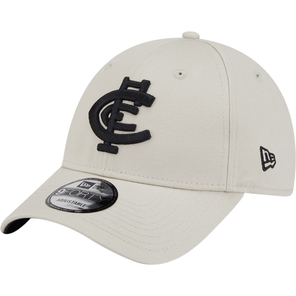 Carlton New Era 9FORTY Stone & Black Cap