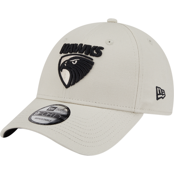 Hawthorn New Era 9FORTY Stone & Black Cap