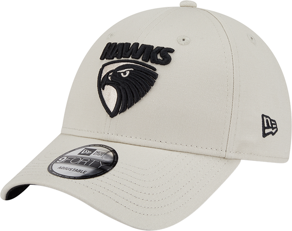 Hawthorn New Era 9FORTY Stone & Black Cap