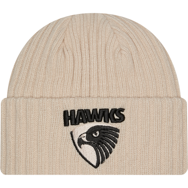 Hawthorn New Era Stone & Black Beanie