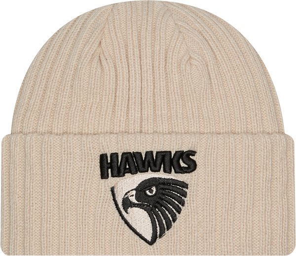 Hawthorn New Era Stone & Black Beanie