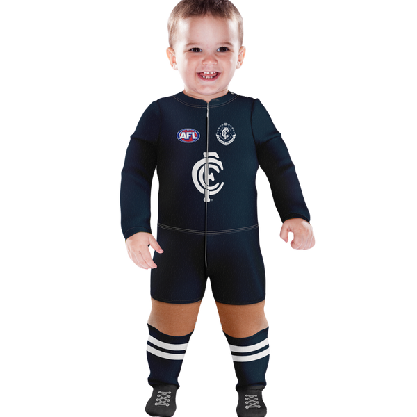 Carlton Infant Footy Suit