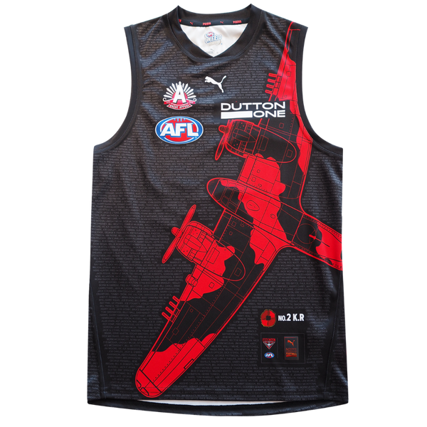 Essendon 2026 Puma Anzac Day Guernsey