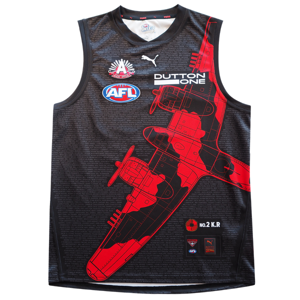 Essendon 2026 Puma Anzac Day Guernsey Youth