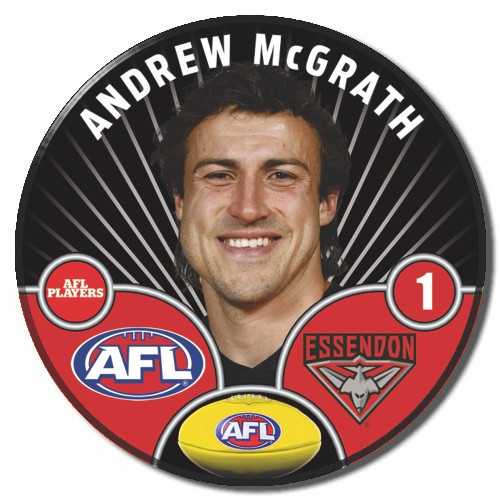 Essendon Bombers 2026 AFL Player Badge