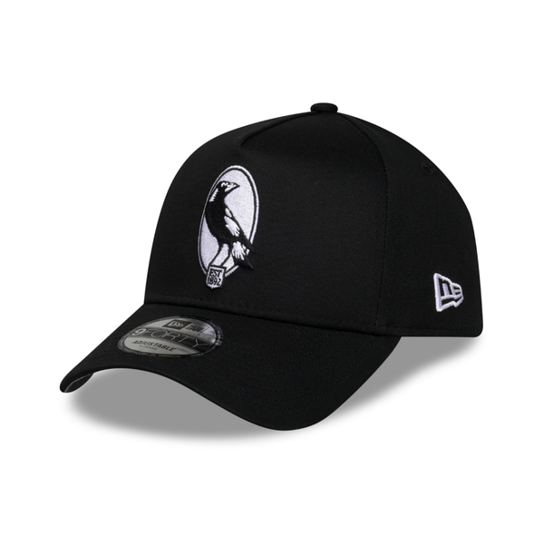 Collingwood 2026 New Era 9FORTY A-Frame Retro Round Cap