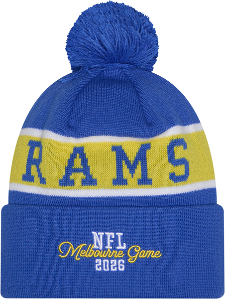 Los Angeles Rams New Era Melbourne Game 2026 Beanie