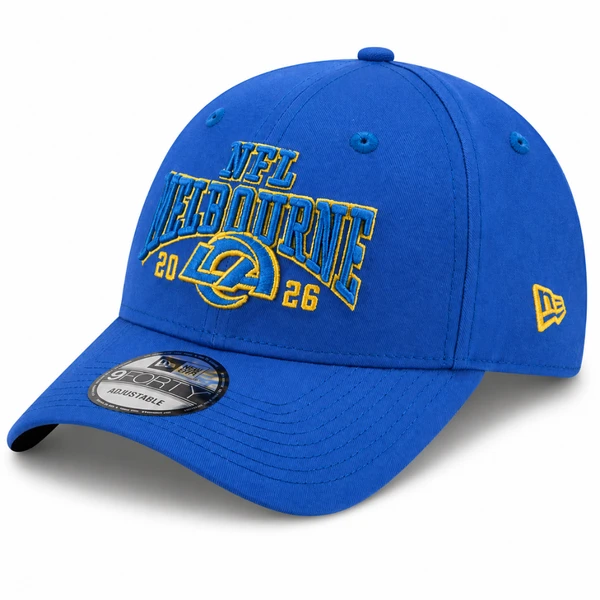 Los Angeles Rams New Era Melbourne Game 2026 9FORTY Cap