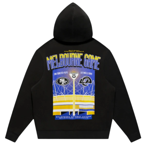 Los Angeles Rams New Era Melbourne Game 2026 Stadium Lights Black Hood