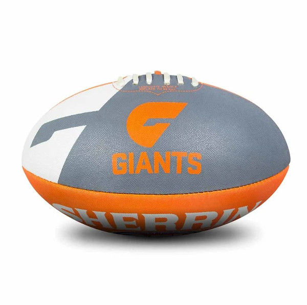 GWS Giants Sherrin Synthetic Ball Size 5