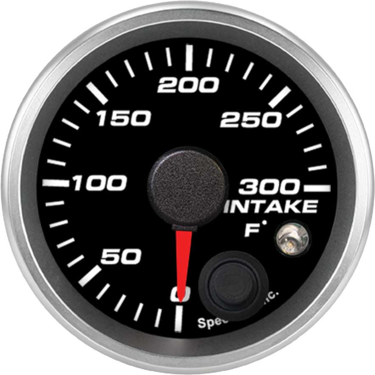 2-1/16" Intake Temp Gauge 0-300F (w/ warning)