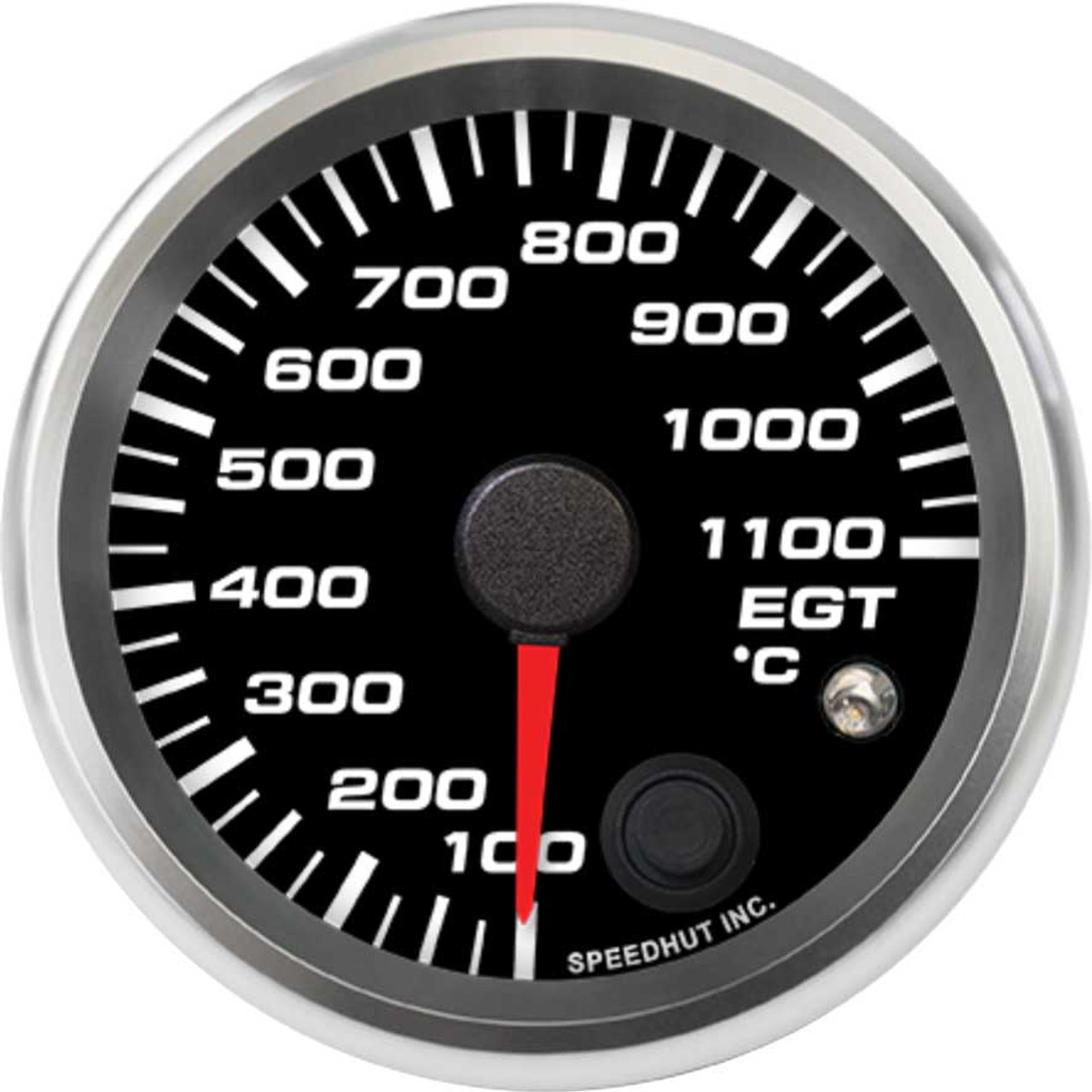 2-5/8" EGT Temp Gauge 100-1100C (w/ warning)