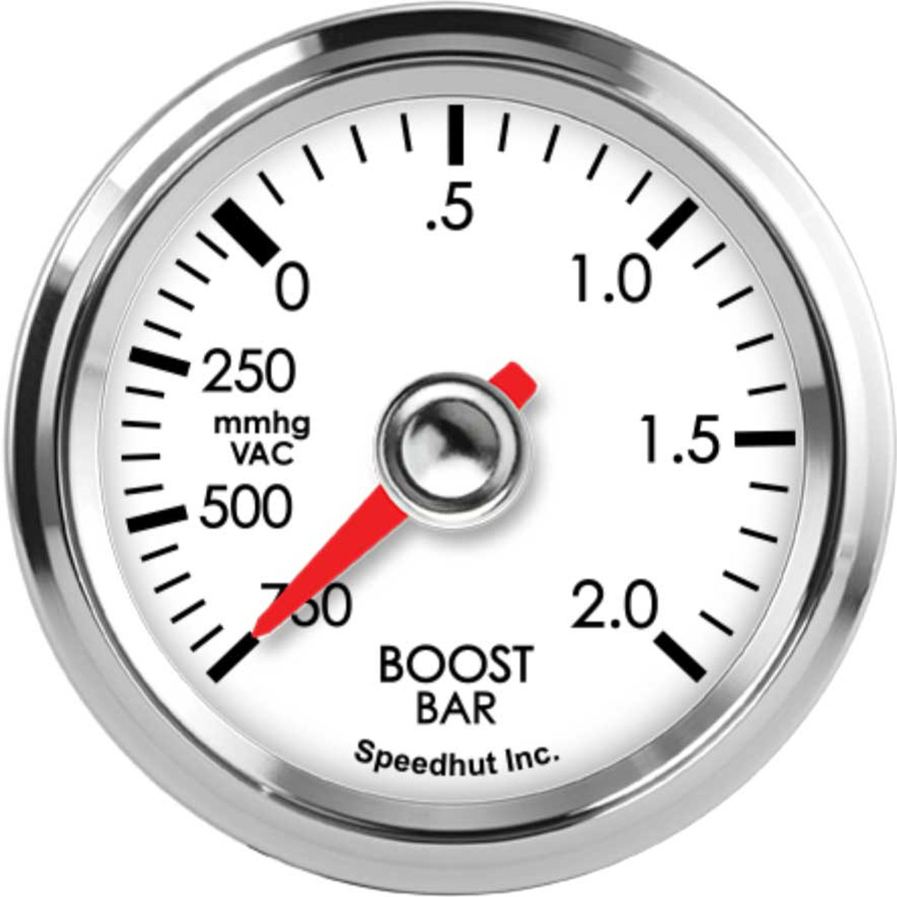 2-1/16" Classic Boost/Vac Gauge 750mmhg-0-2.0 bar 2-1/16" Classic Boost/Vac Gauge 750mmhg-0-2.0 bar