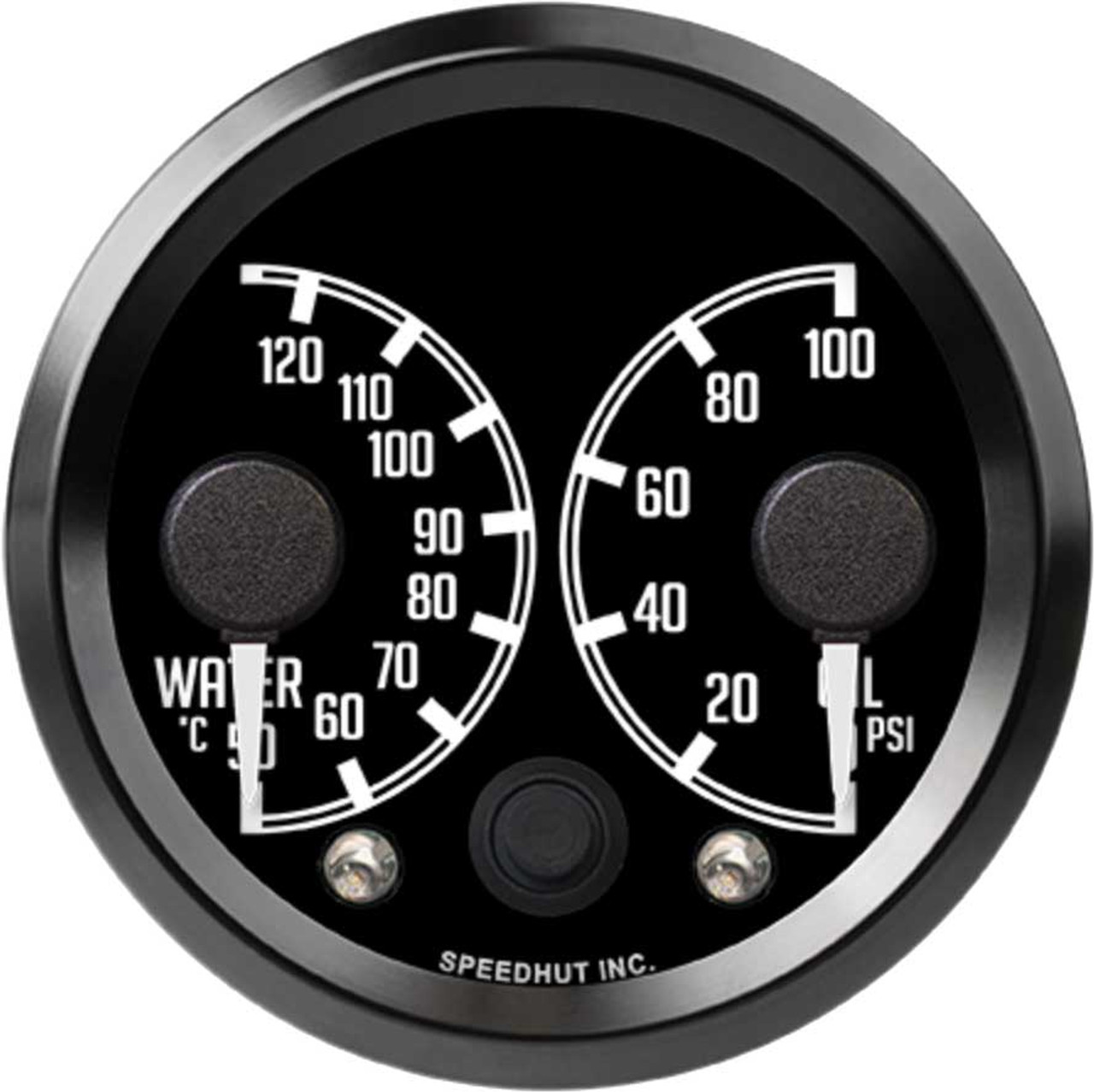 2-5/8" Dual Gauge - Celsius Water Temp / Oil Pressure - JDM Datsun Z Series