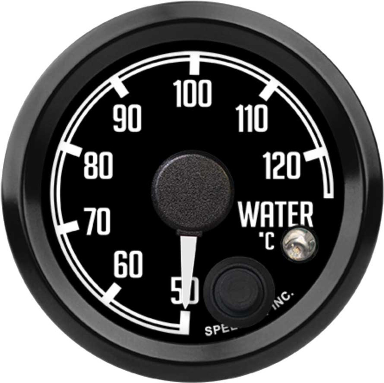 2-1/16" Water Temp Gauge 50-125C (w/ warning) - JDM Datsun Z Series