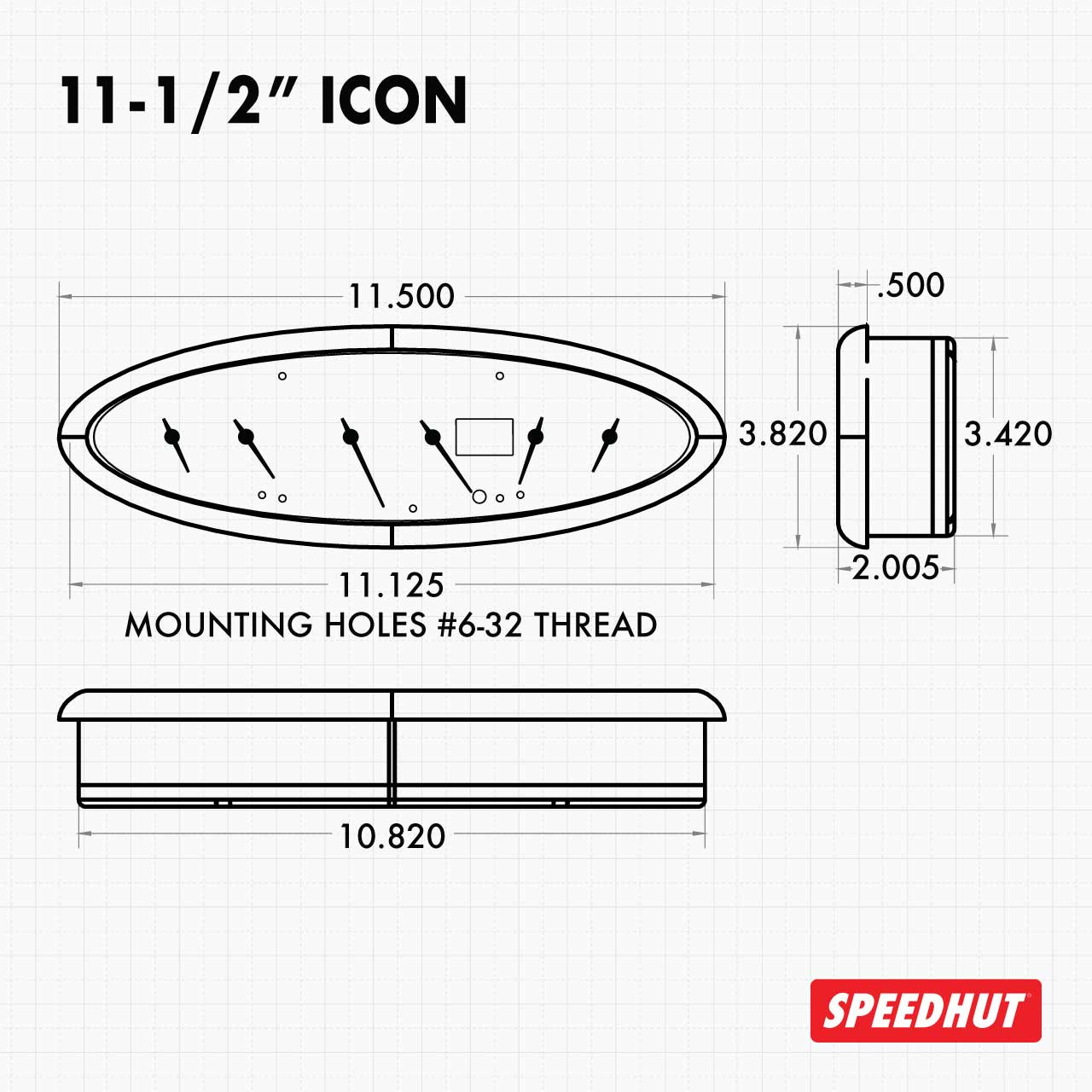 Legends ICON - 6-in-1 Cluster Metric