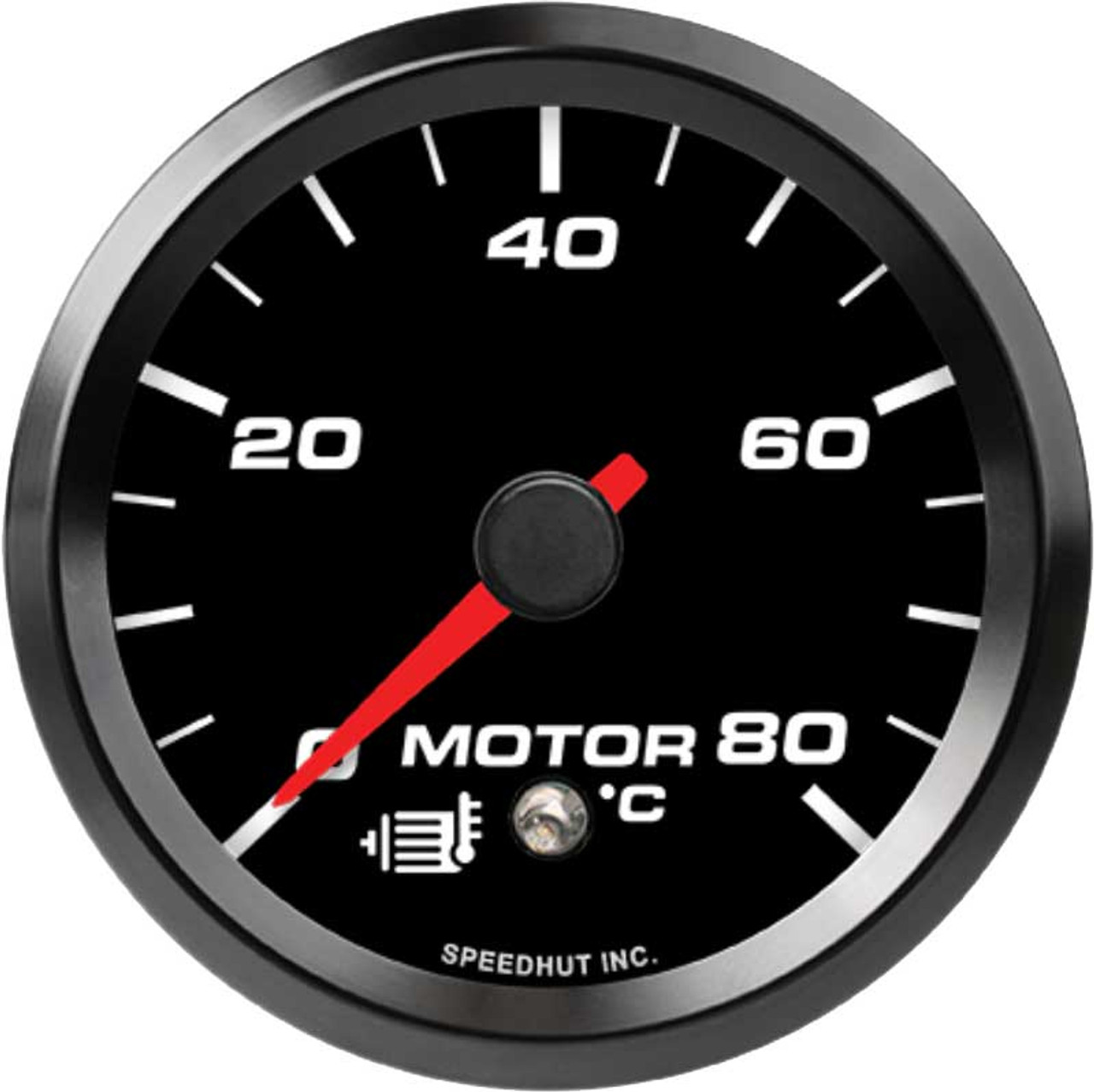 2-5/8" EV Motor Temp Gauge 0-80C (w/ warning) (Orion)