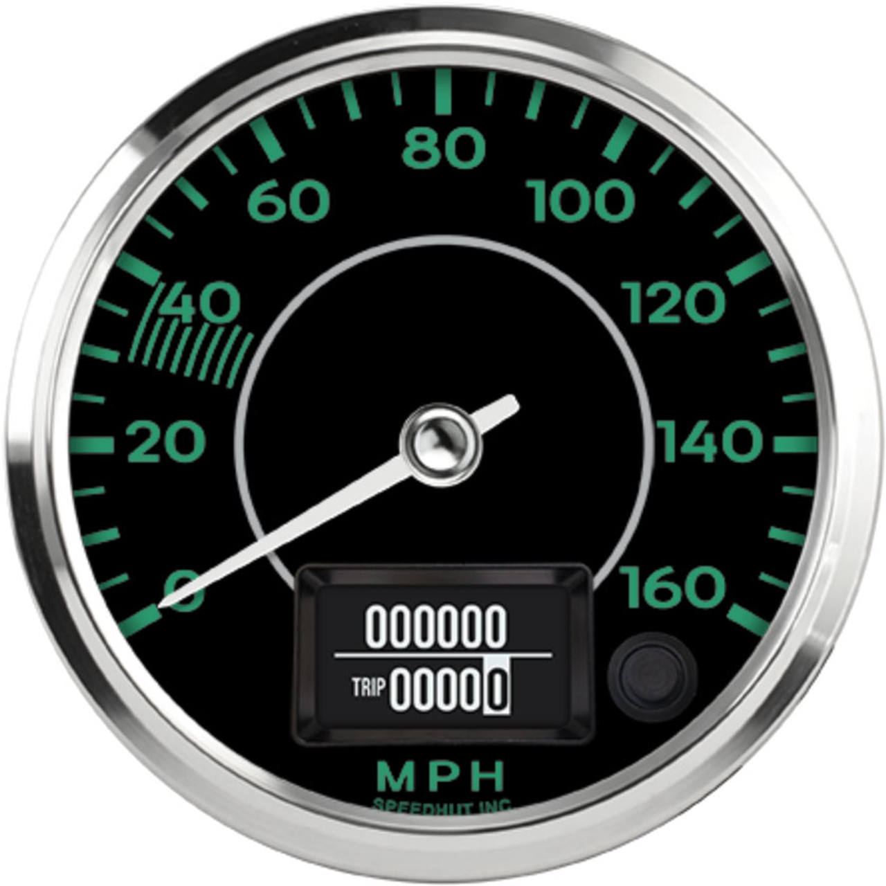 4" GPS Speedometer 160 mph - Porsche 356 Design