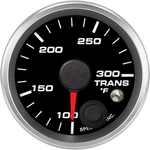 Transmission Temperature Gauge (Black bezel/Black dial) 12V with Sender