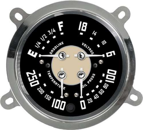 5-1/2" Quad | Temp, Fuel, Volts, Oil | 1947-53 Chevy Series