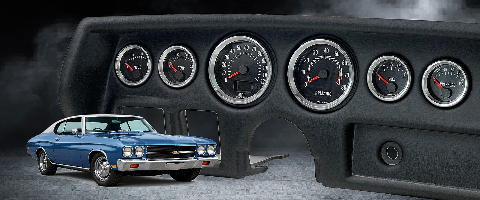 1970–72 Chevy Chevelle / Monte Carlo Gauges