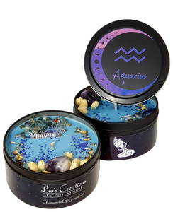 Aquarius Zodiac Candle