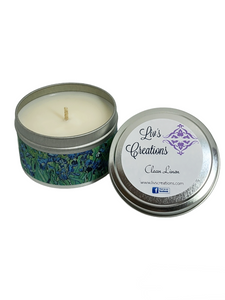Candle Tins - Clean Linen Candle Tins - Clean Linen