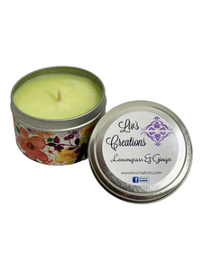 Candle Tins - Lemongrass & Ginger Candle Tins - Lemongrass & Ginger
