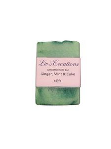 Ginger, Mint & Cuke - Cold Press Soap Bar Ginger, Mint & Cuke - Cold Press Soap Bar