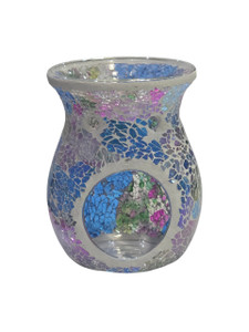 Mosaic Tealight Burner - Sparkling Rainbow