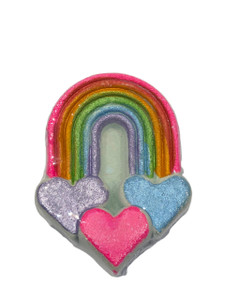 Rainbow Hearts Bath Bomb