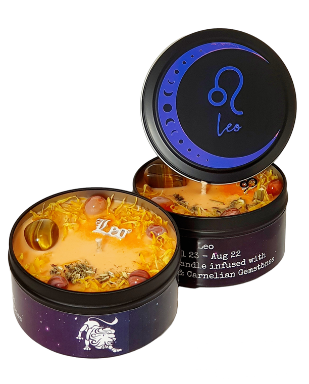 Leo Zodiac Candle
