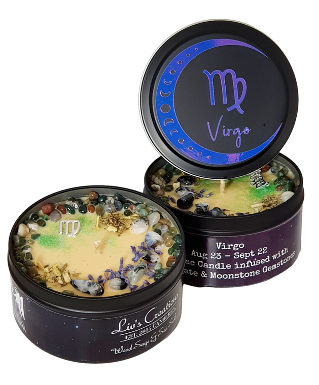 Virgo Zodiac Candle