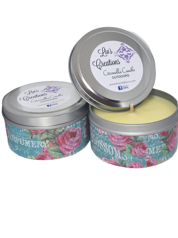 Citronella Candles - Large Tin