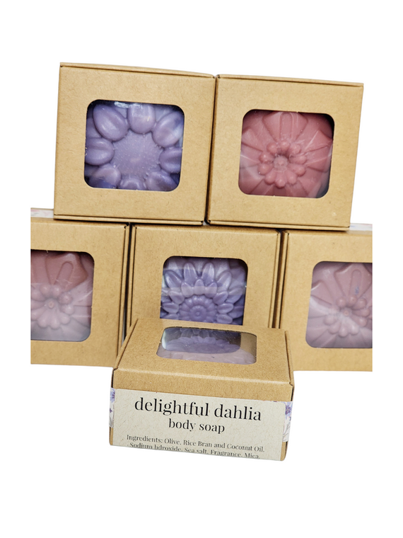 Delightful Dahlia - Cold Press Soap Bar