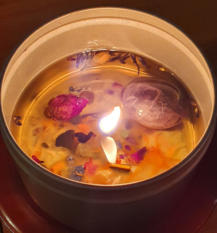 Elemental Gemstone Surprise Candle