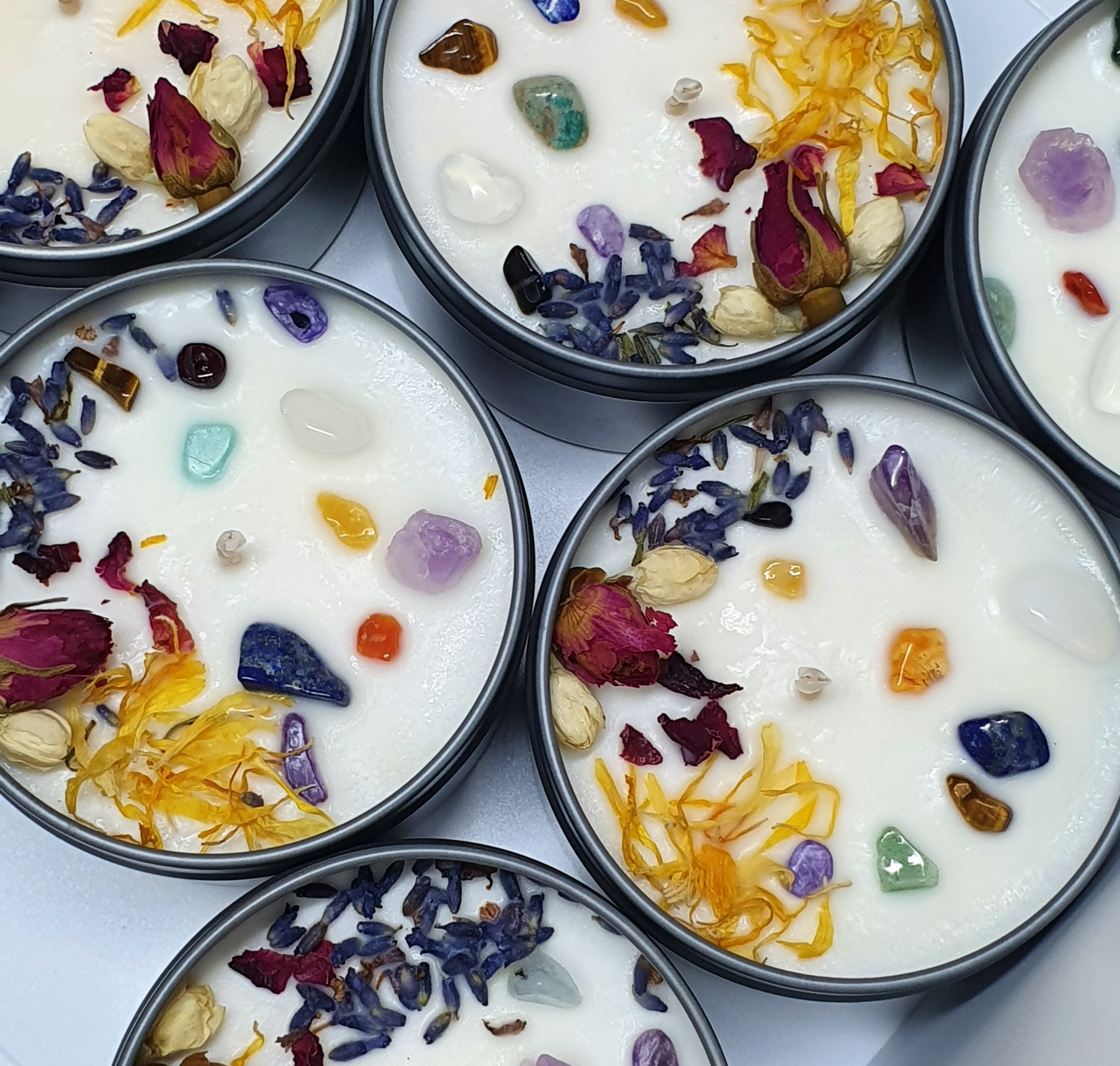 Elemental Gemstone Surprise Candles