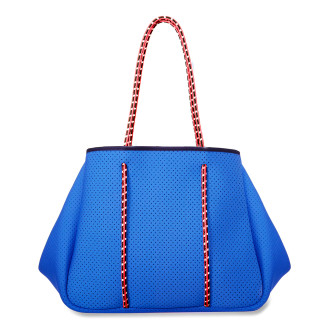 Tote Turquoise with Coral