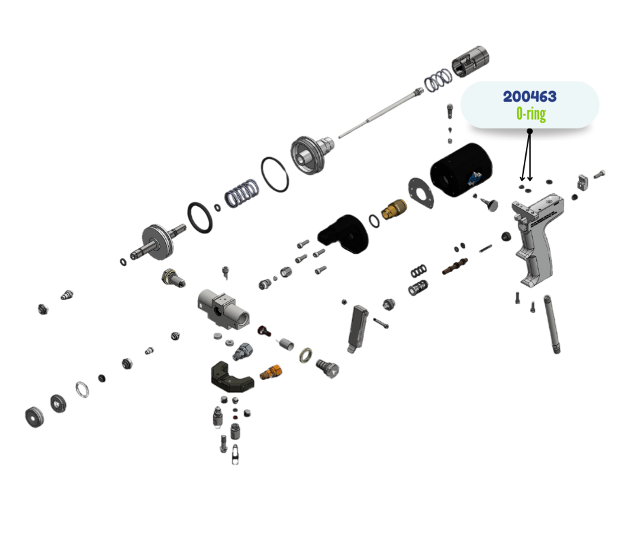 ORING, VITON, 009 (200463)