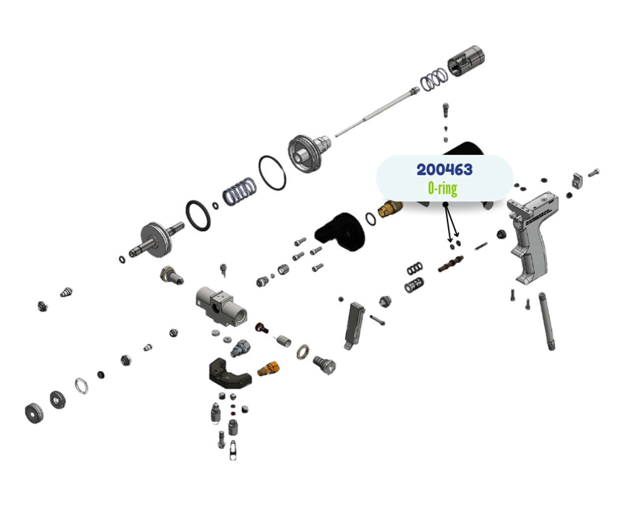 ORING, VITON, 009 (200463)