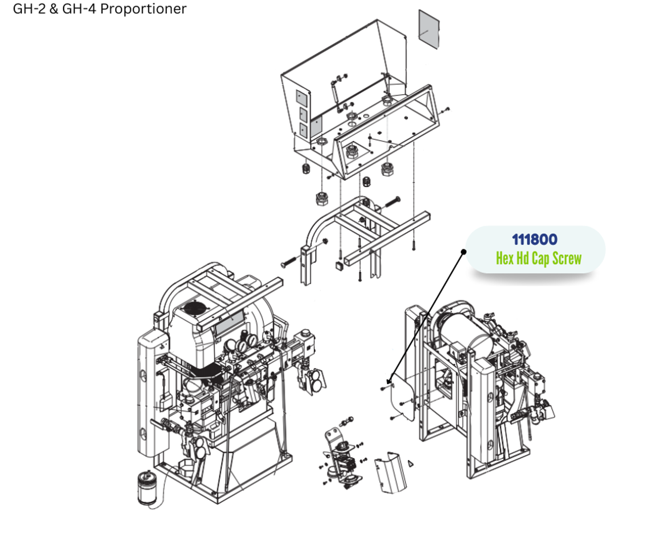 GRACO HEX HD CAP SCREW (111800)