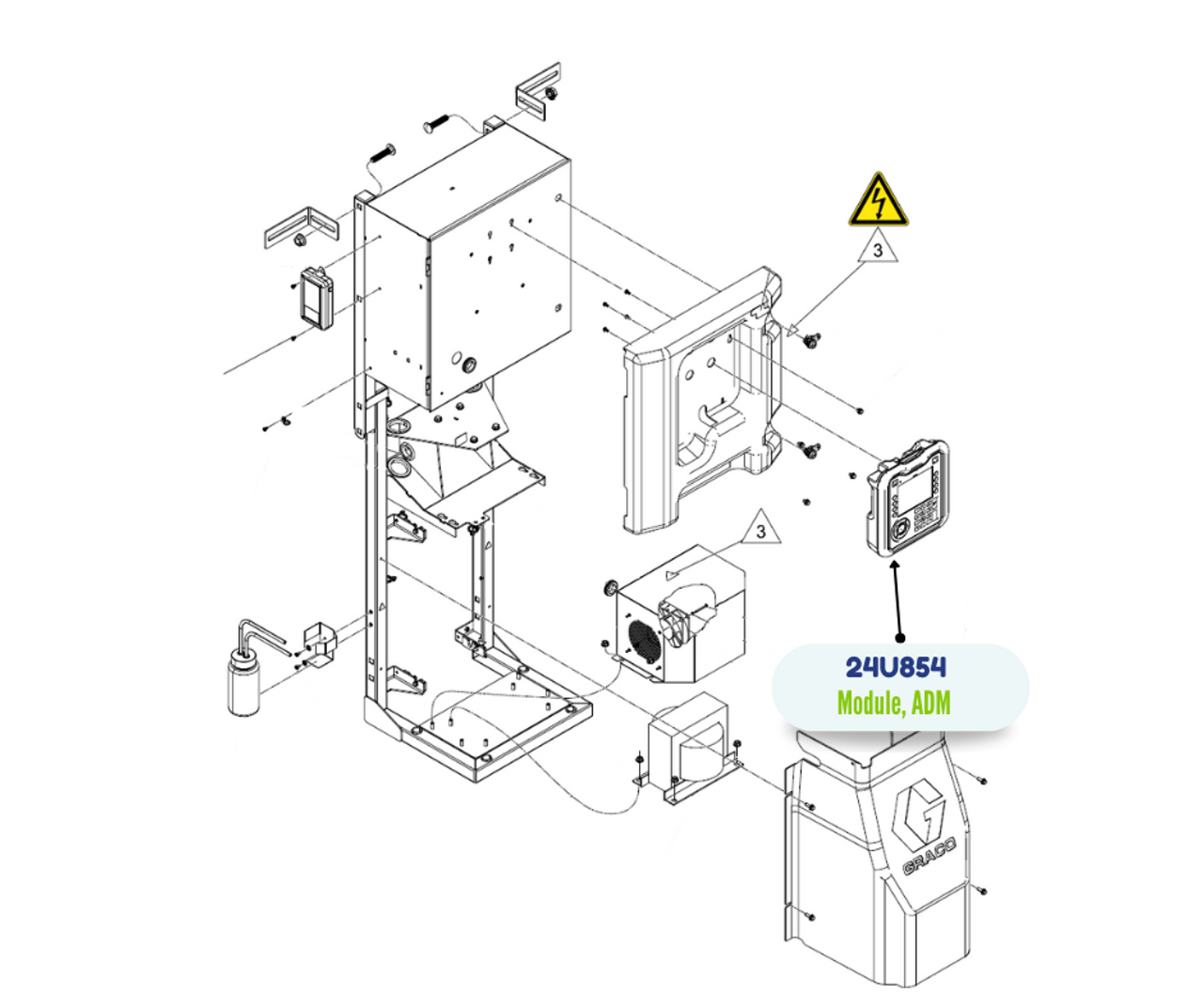 REACTOR2 ADM GCA MODULE KIT (24U854)
