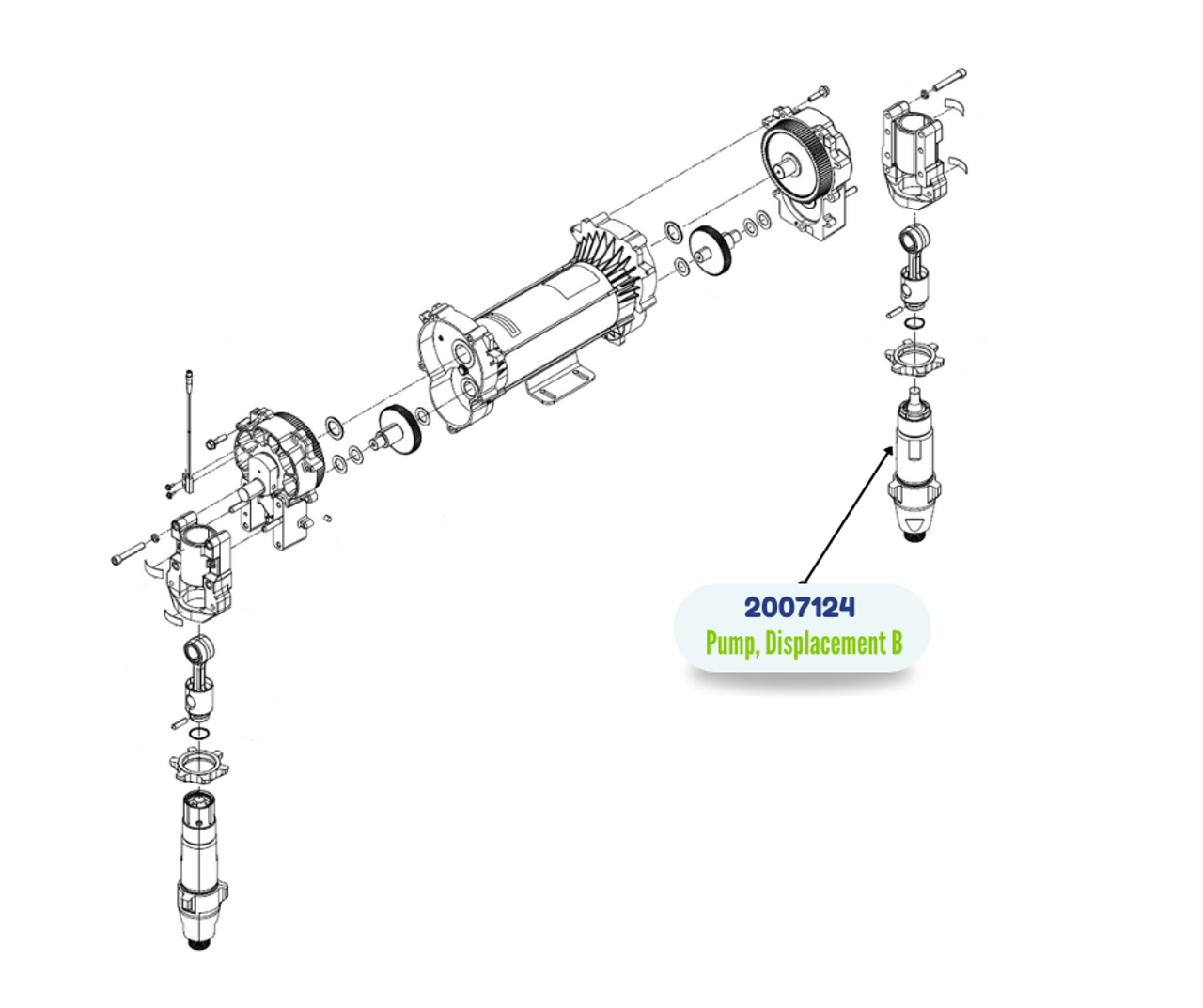GRACO DISPLACEMENT PUMP (.552/356.26) (2007124)