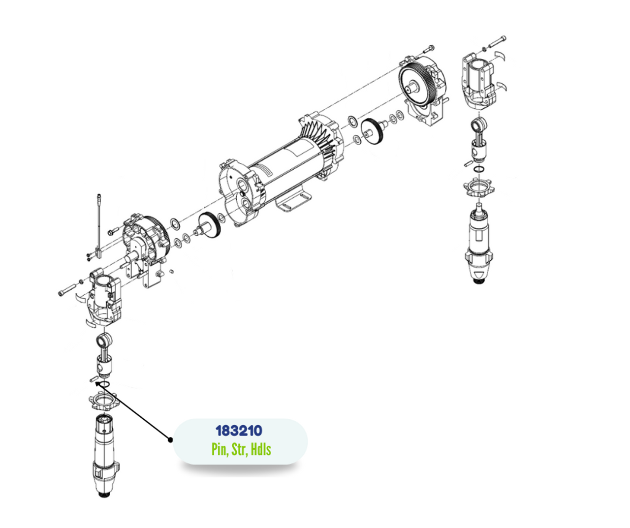 GRACO HDLS STRAIGHT PIN (183210)